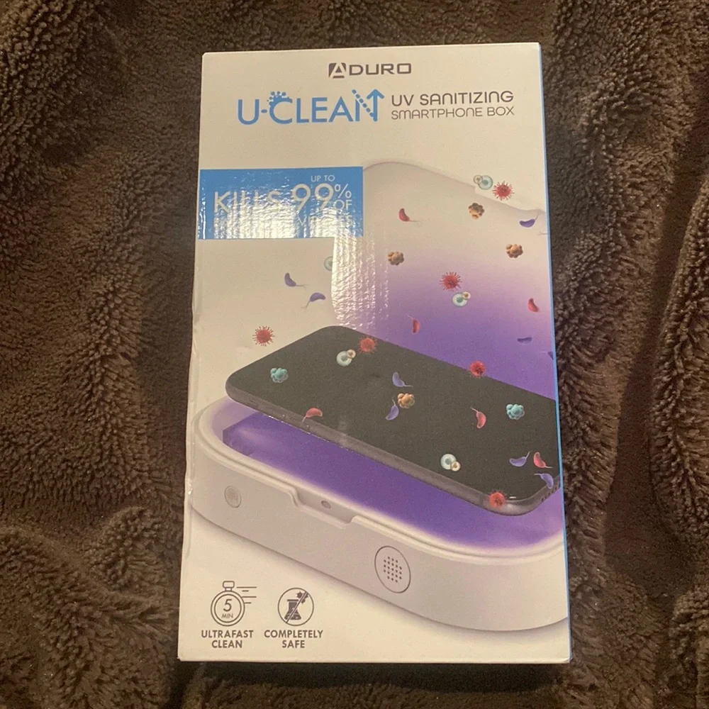 NWT Aduro UV Smartphone Sanitizer Box